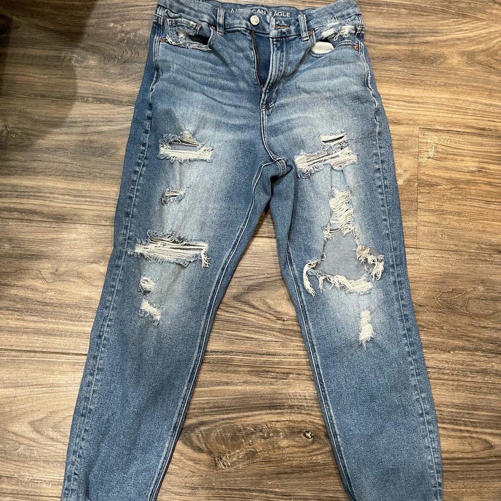 American Eagle Curvy Mom Jeans, Size 10 Reg